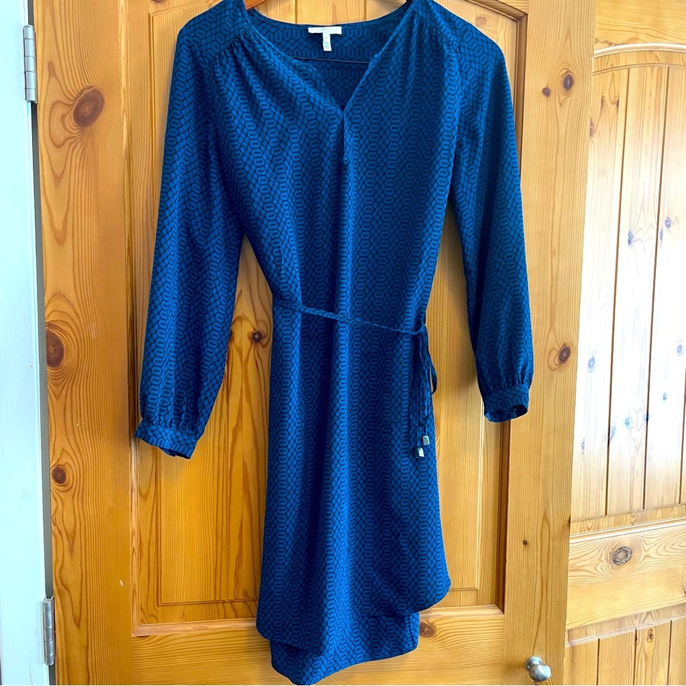 Joie Silk Shirtdress with Tie XS